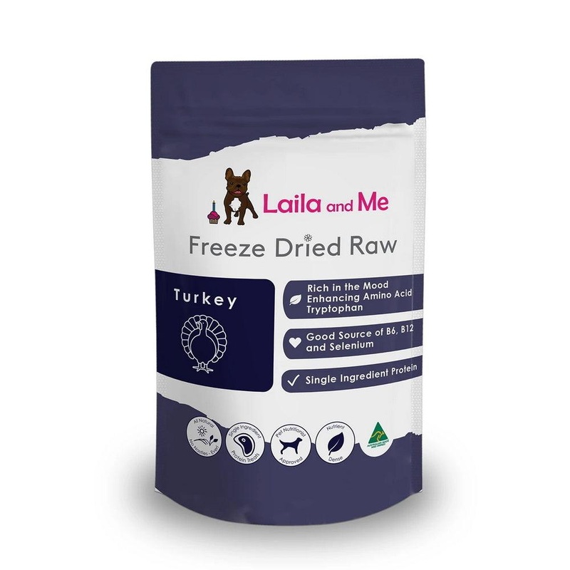 LAILA & ME Freeze Dried Australian Turkey Treats For Cats and Dogs 60G