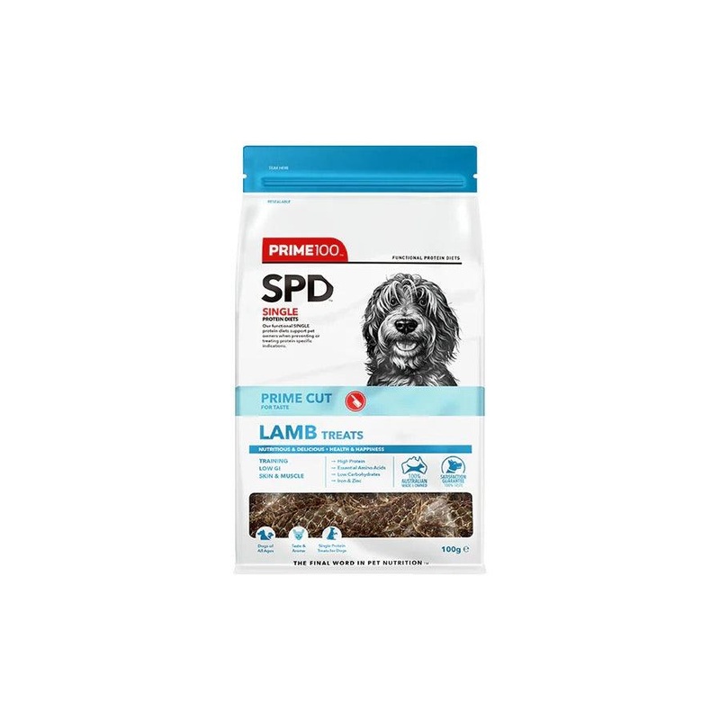 PRIME100 SPD Prime Cut Lamb Dog Treats 100G