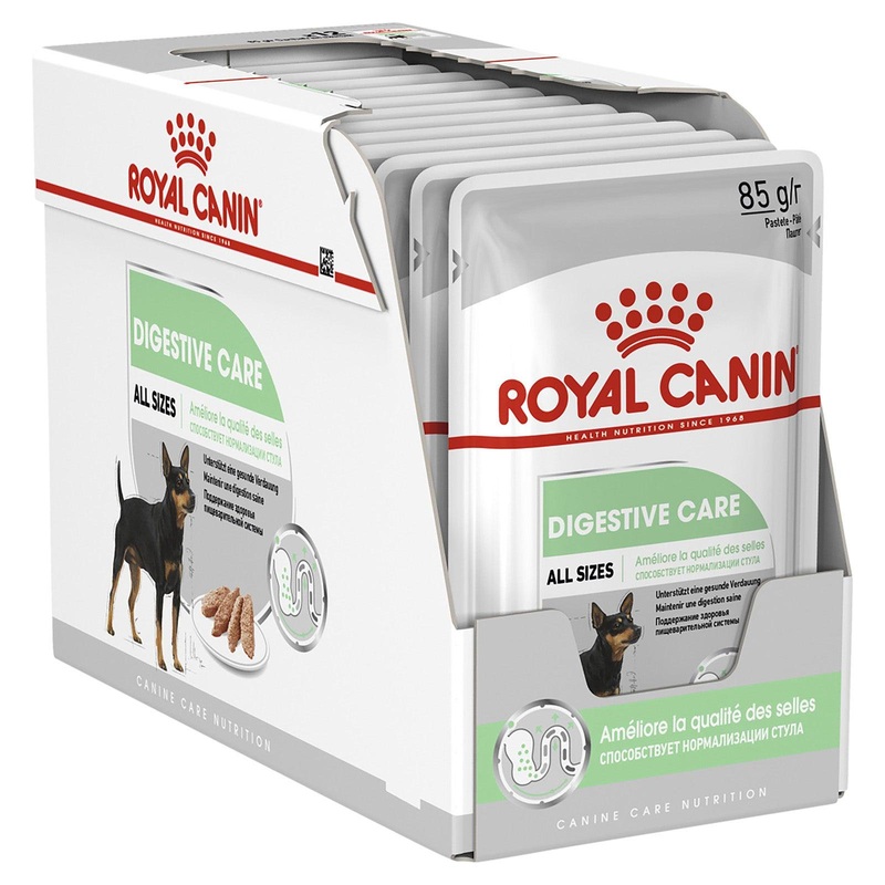 ROYAL CANIN Wet Dog Food Adult Digestive Care Loaf 12X85G