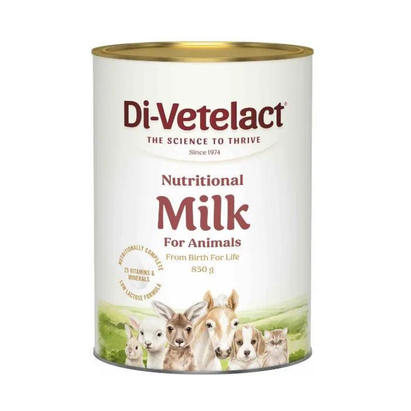 DI-VETELACT Low Lactose Nutritional Supplement and Milk Replacer