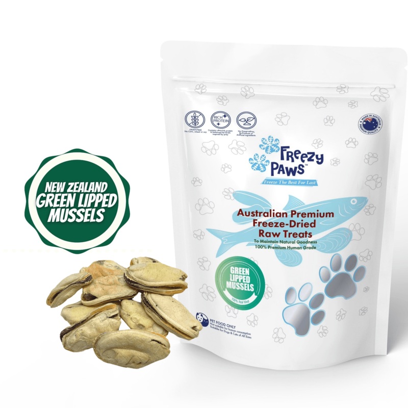 FREEZY PAWS Freeze Dried Mussel Raw