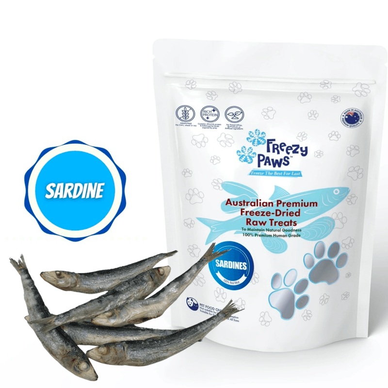 FREEZY PAWS Freeze Dried Sardine Raw