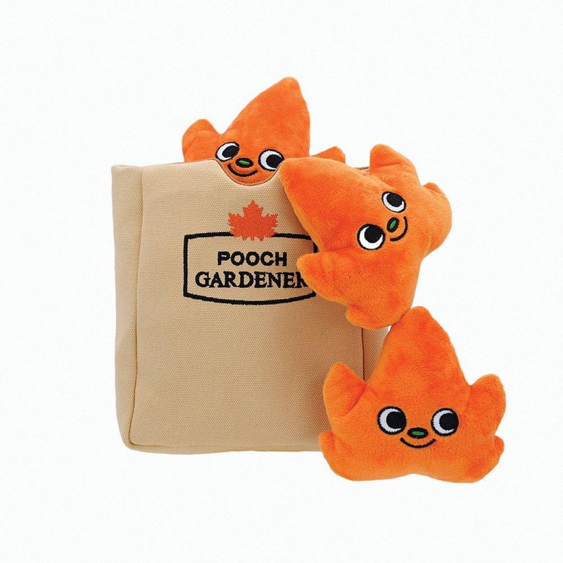 HUGSMART Puzzle Hunter Dog Toy Autumn Tailz Leaf Bag