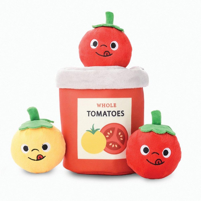 HUGSMART Puzzle Hunter Dog Toy Food Party Tomato Can