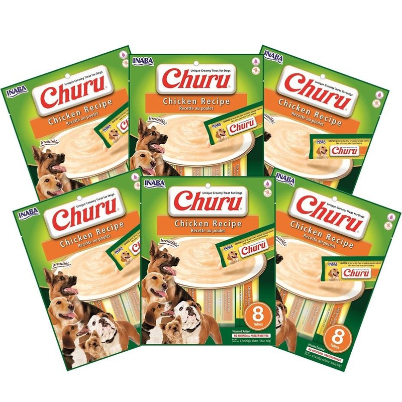 INABA Dog Churu Chicken 160G x 6 Packs