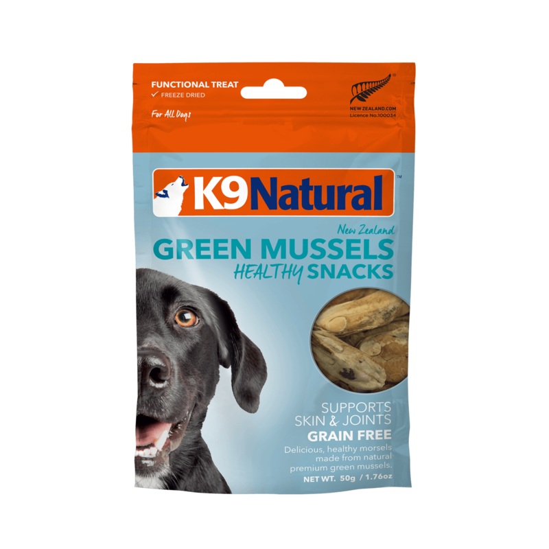K9 Natural Green Lipped Mussel Freeze Dried Snacks 50G