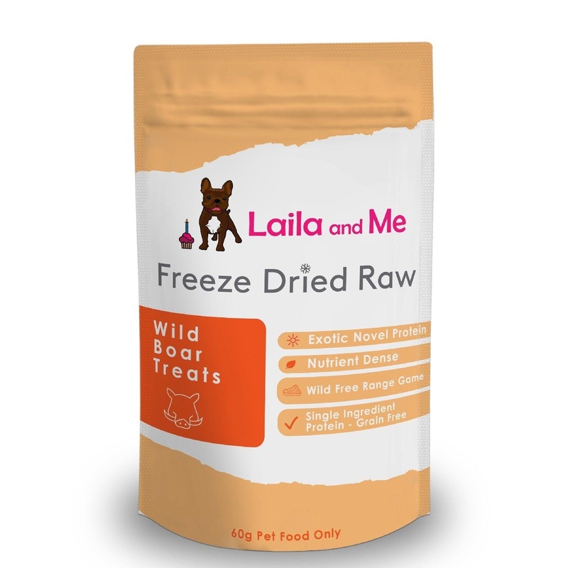 LAILA & ME Freeze Dried Raw Australian Wild Boar Dog Treats 140G