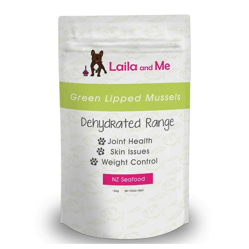 LAILA & ME New Zealand Dried Green Lipped Mussels Cat & Dog Treats 150G