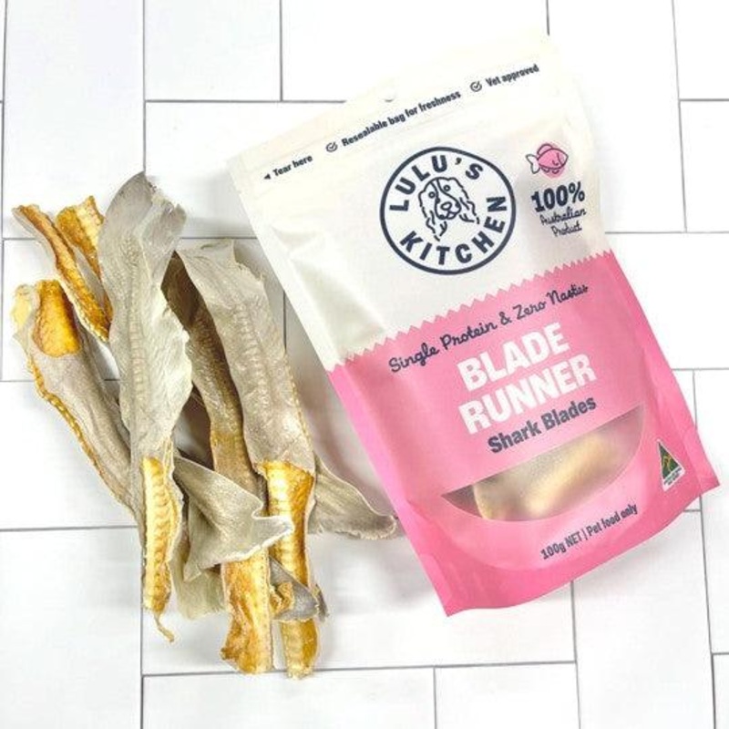 LULU'S KITCHEN Dog Treats Blade Runner - Shark Blade 100G