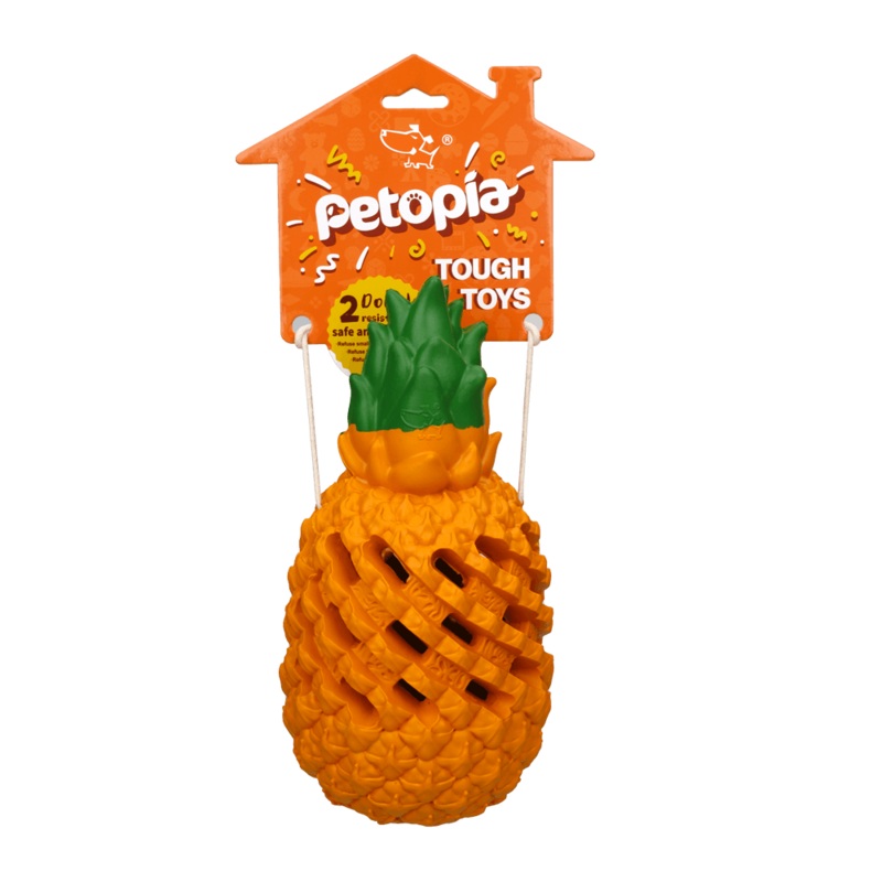 PETOPIA Ultra Tough Dog Chewing Toy - Pawsome Pineapple
