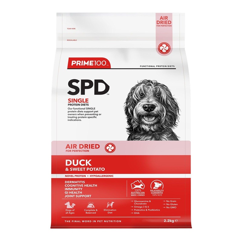 PRIME100 SPD Air Duck & Sweet Potato Adult Dry Dog Food 2.2KG