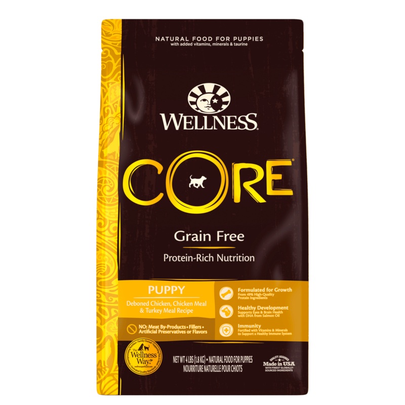 WELLNESS CORE Grain Free Dry Puppy Food Chicken Turkey Recipe 11.8KG