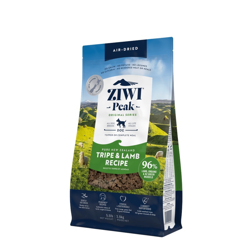 ZIWI PEAK Dog Air Dried Tripe & Lamb - 2.5kg