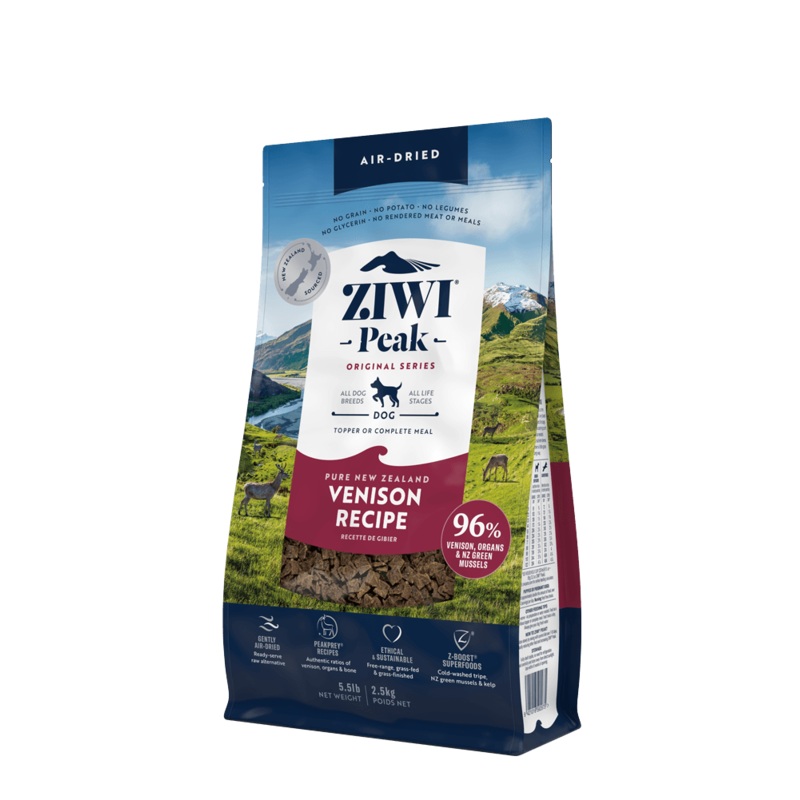 ZIWI PEAK Dog Air Dried Venison - 2.5kg
