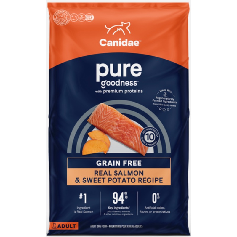 Canidae Pure Goodness Real Salmon & Sweet Potato Recipe Adult Dry Dog