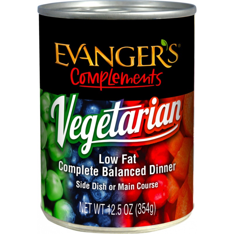 Evanger's Low Fat Super Premium All Fresh Vegetarian Dinner Canine and Feline Canned Food