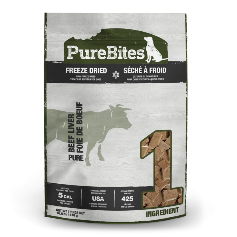PureBites Freeze Dried Beef Liver Dog Treats