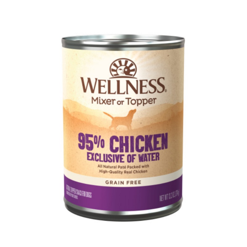 Wellness Natural Grain Free 95% Chicken Recipe Adult Wet Canned Dog Food