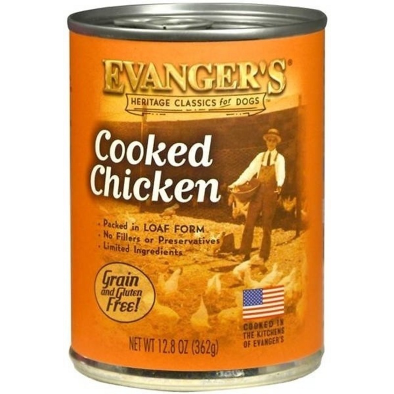 Evanger's All Meat Cooked Chicken Canned Dog Food