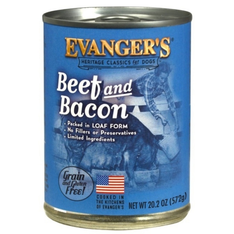 Evanger's Classic Beef with Bacon Canned Dog Food