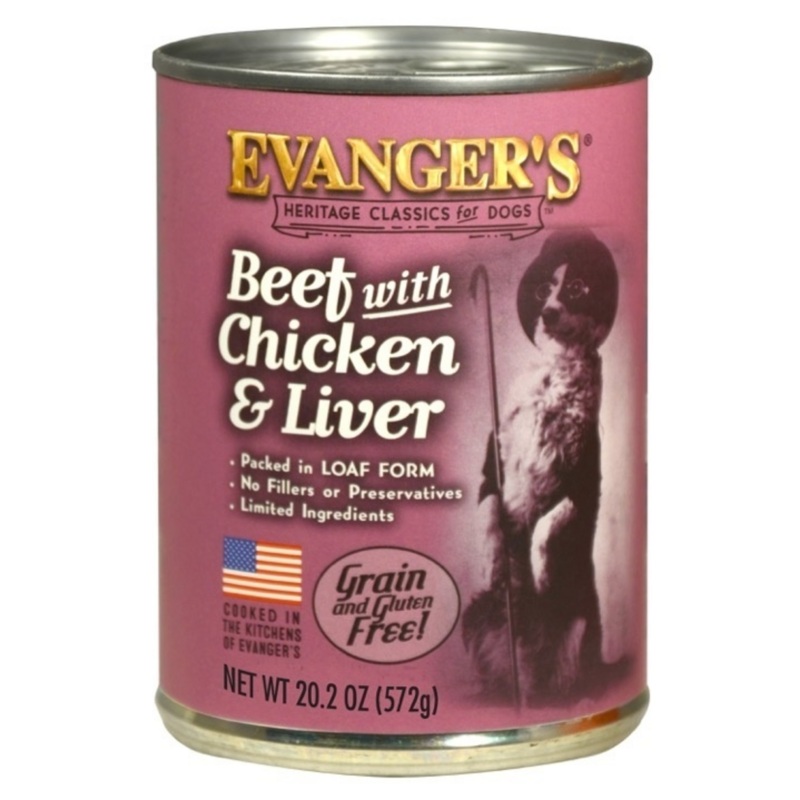 Evanger's Classic Beef with Chicken And Liver Canned Dog Food