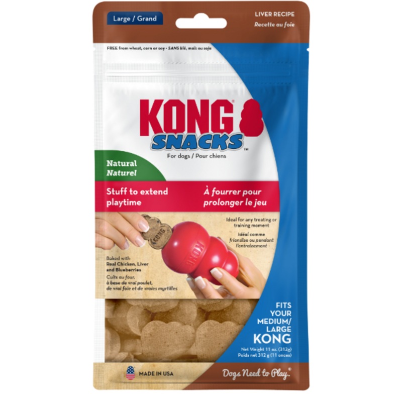 Kong Stuff'n Snacks Liver Recipe Dog Treats
