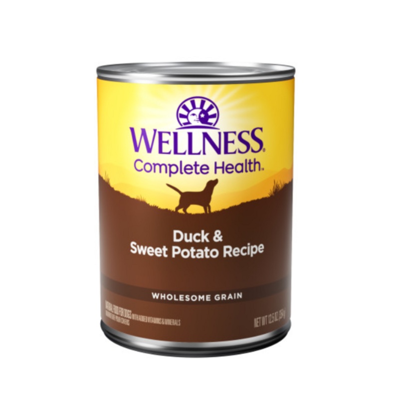 Wellness Complete Health Natural Duck and Sweet Potato Recipe Wet Canned Dog Food