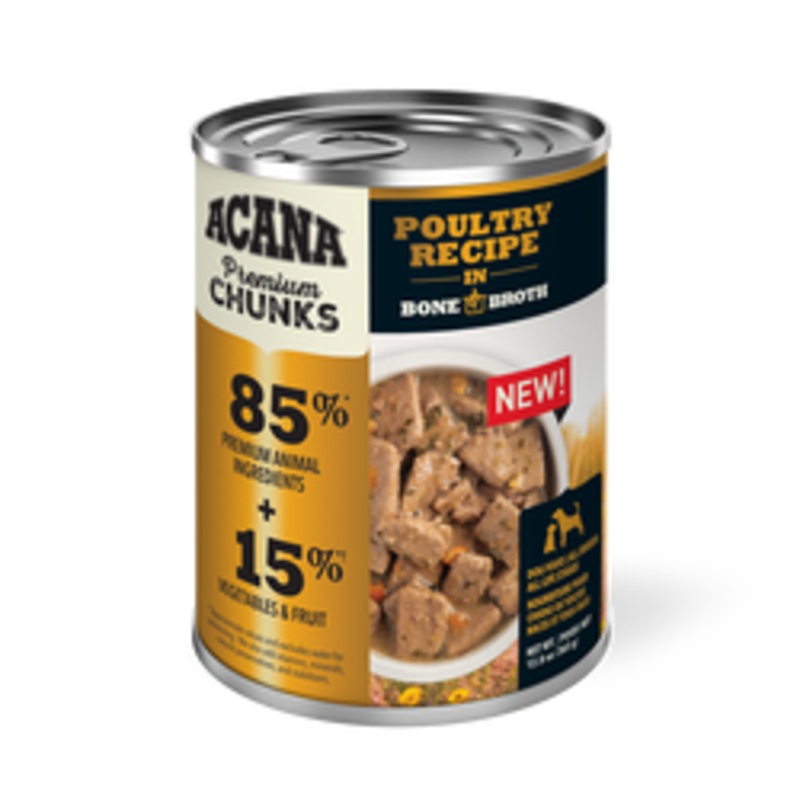 Acana Dog Can Poultry Chunks 12.8 oz