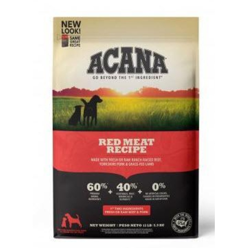 Acana Red Meat Formula with Fresh Ranch-Raised Beef, Yorkshire Pork & Grass-Fed Lamb Dog Food