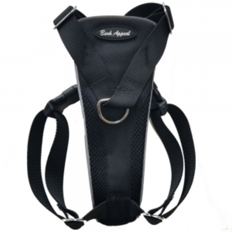 Bark Appeal Reflective Control No Pull  Black