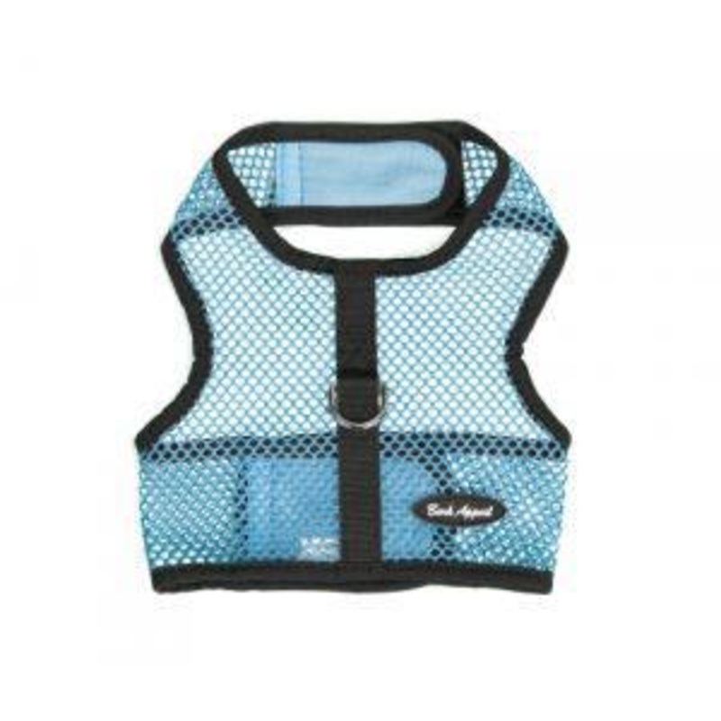 Bark Appeal Wrap N Go Netted Harness Turquoise