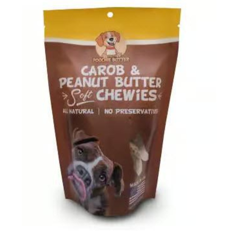 Dilly's Poochie Butter - Peanut Butter + Carob Soft Chews 8oz