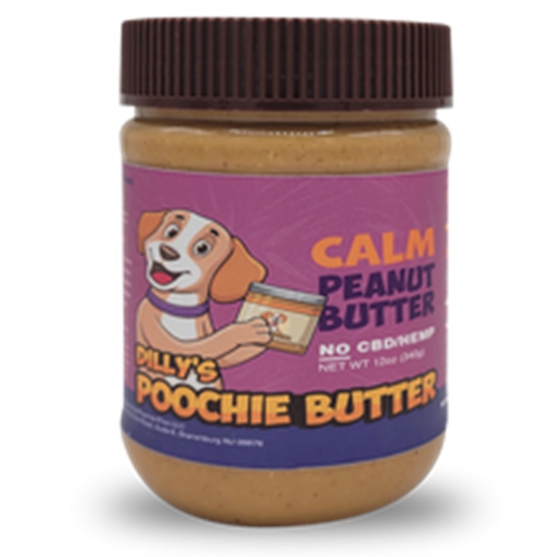 Dilly's Poochie Peanut Butter Jar Calm