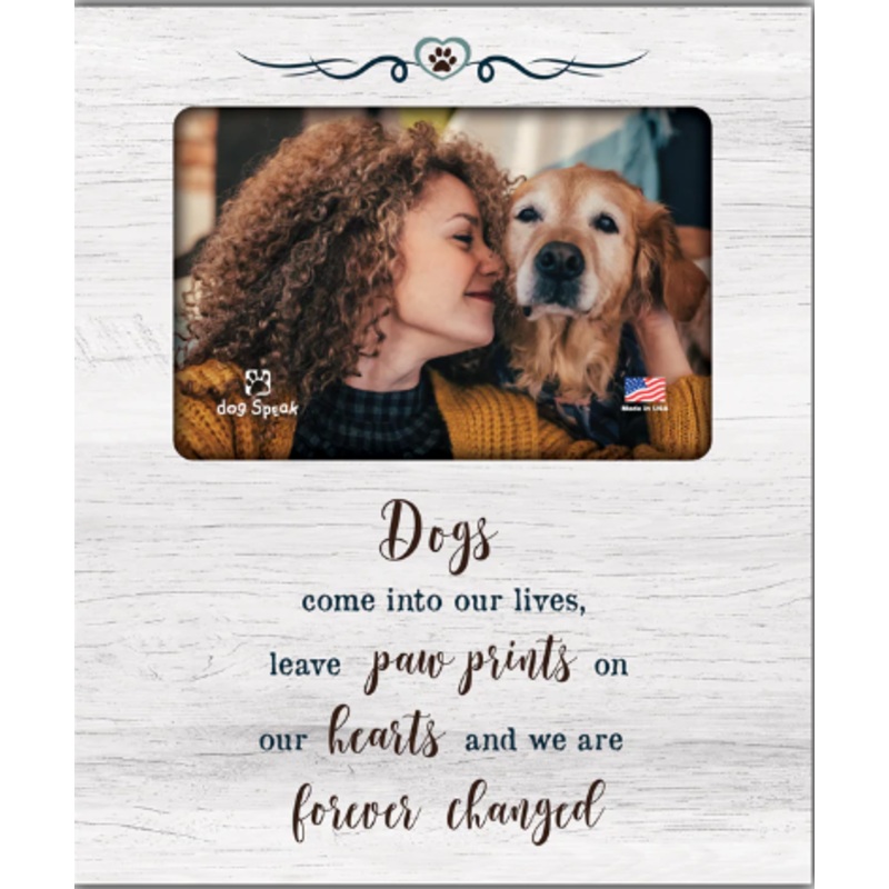 Dogs Come Into Our Lives Vertical Frame