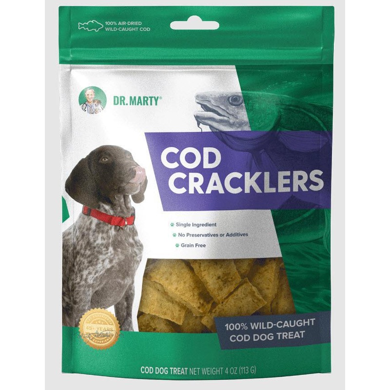 Dr. Marty Cod Cracklers Dog Treat 4 oz
