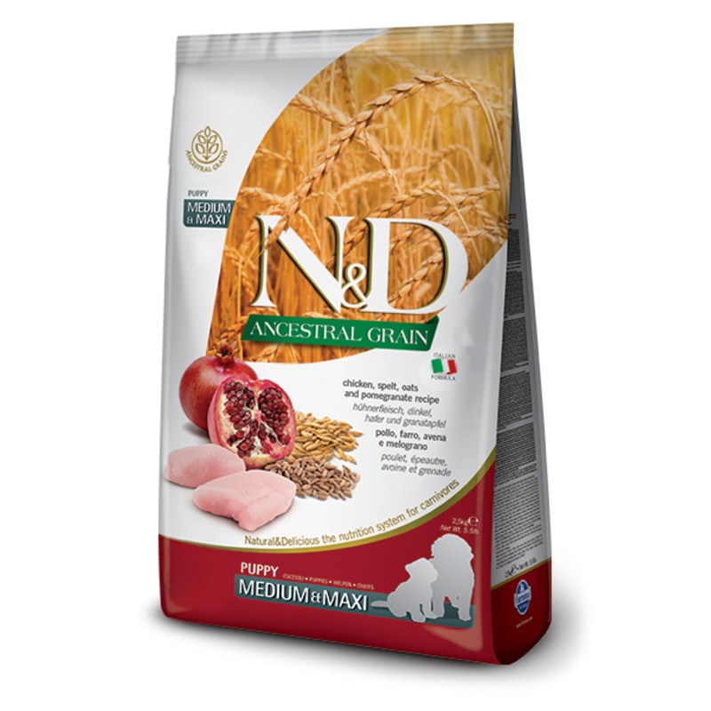 Farmina Dog Ancestral Grain CHICKEN & POMEGRANATE PUPPY