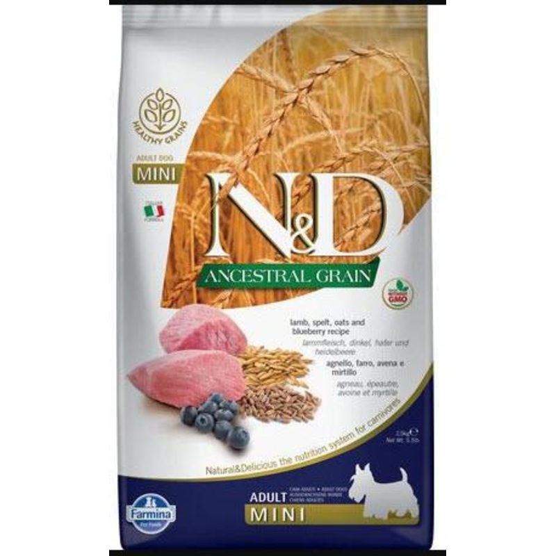 Farmina Dog Low Grain Adult Lamb Blueberry MINI