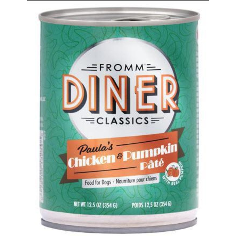 Fromm Dog Can Grains Diner Classics Chicken Pumpkin Pie
