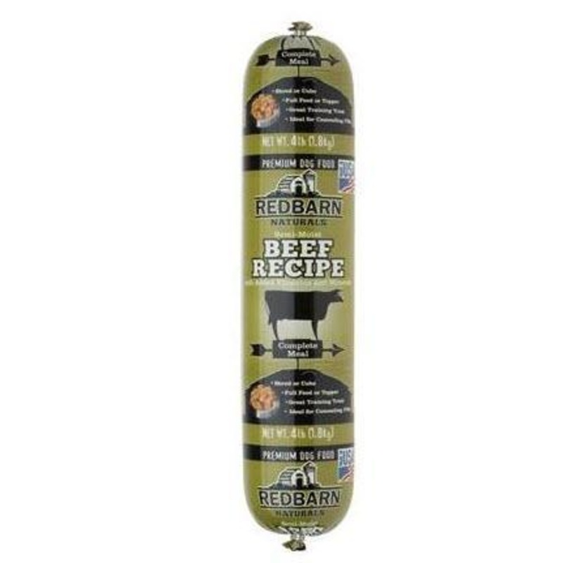 Red Barn Dog Food Roll Beef 4#