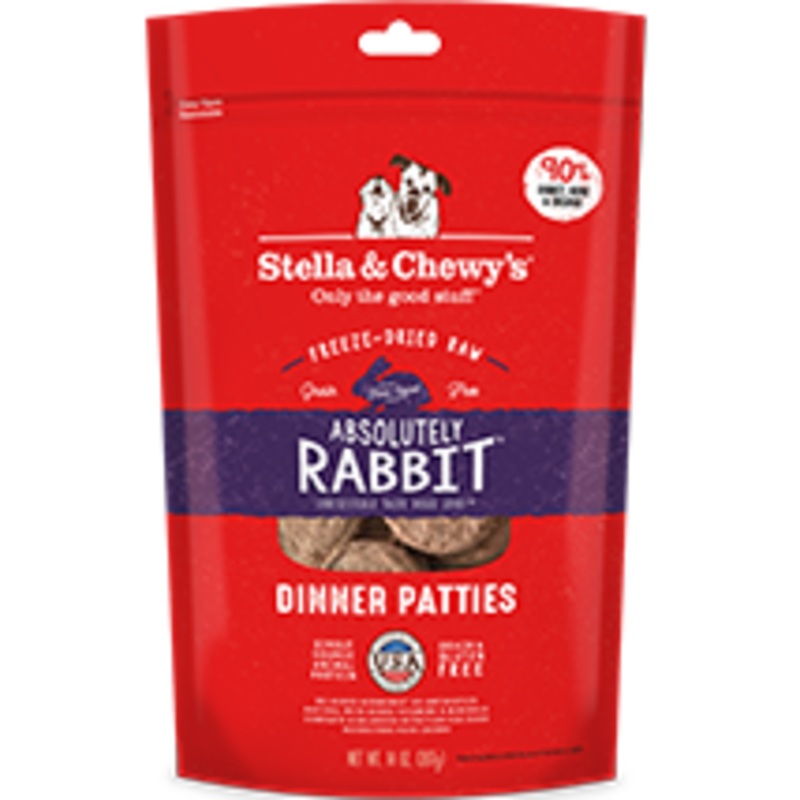 Stella & Chewy Dog FD Rabbit Patties