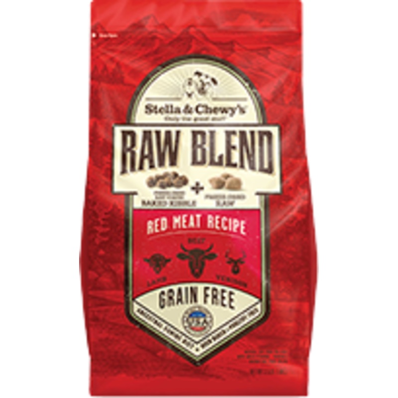 Stella & Chewys Dog Dry Raw Blend GF Red Meat Lamb, Beef & Venison