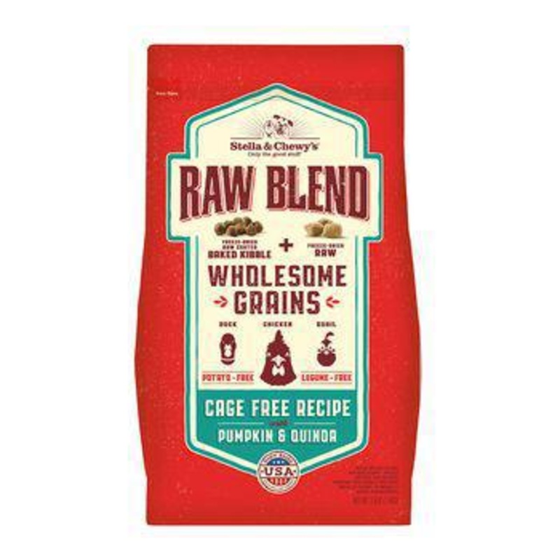 Stella & Chewys Dog Dry Raw Blend Wholesome Grain Cage Free 22#
