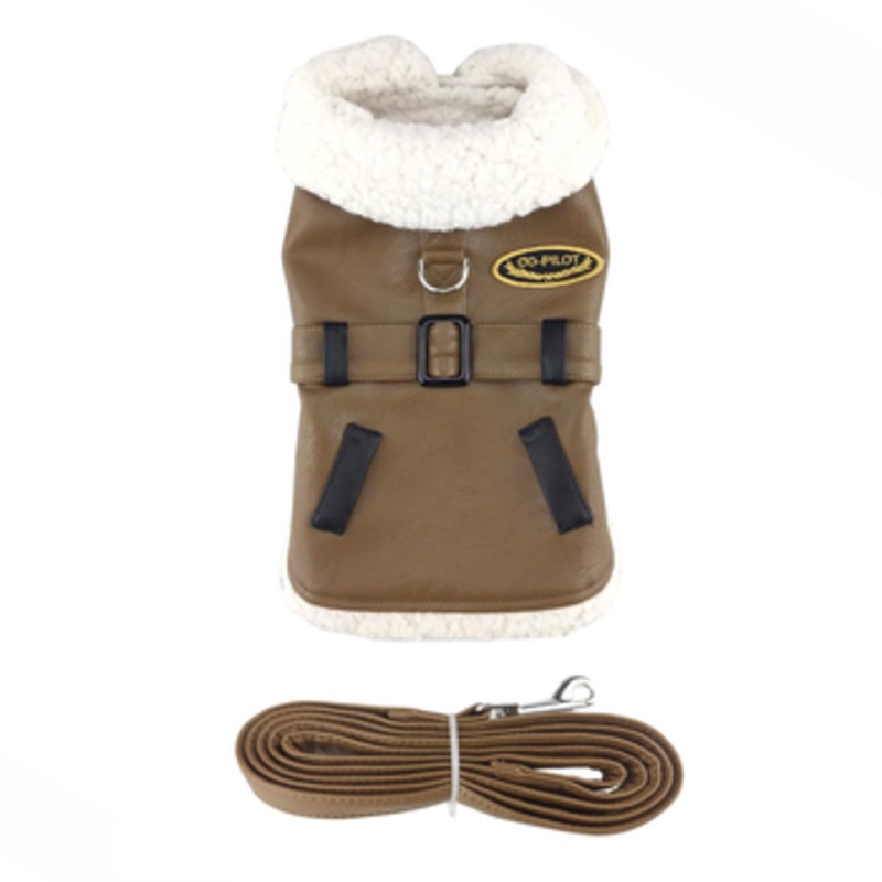 Doggie Design - Brown and Black Bomber Jacket