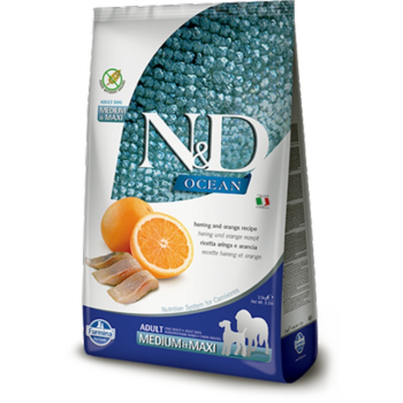 Farmina Dog Dry OCEAN GF Herring & Orange