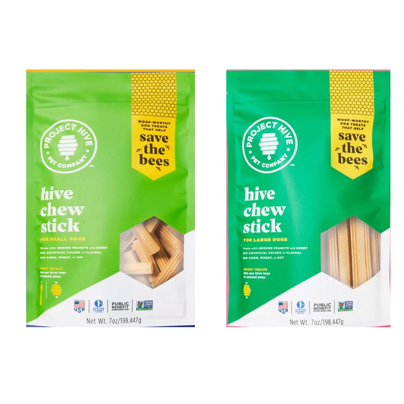 Project Hive Dog Treat Chew Stick Peanut & Honey