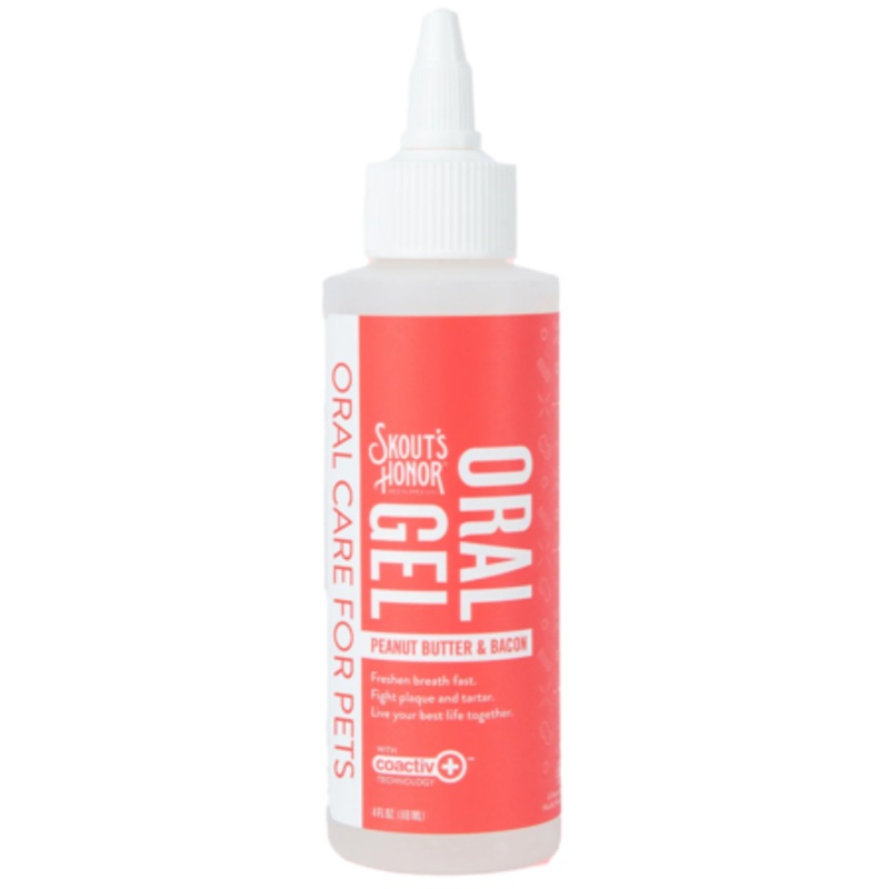 Skouts Honor Dental Oral Gel Peanut Butter Bacon 4oz