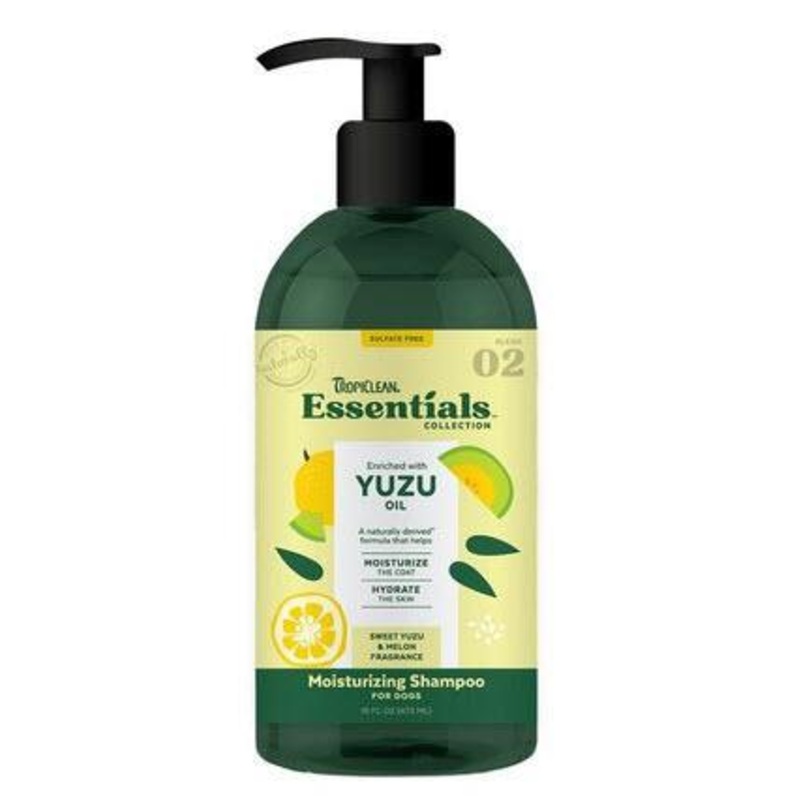 Tropiclean Essentials Shampoo Yuzu Fruit 16 oz