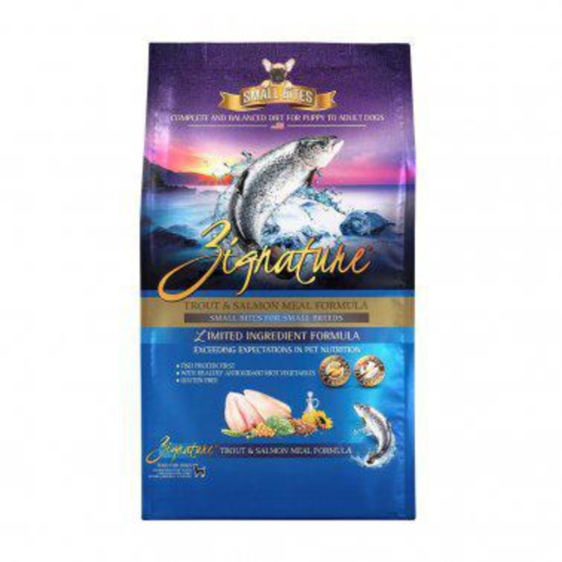 Zignature Dog Dry GF Small Bites Trout & Salmon Formula