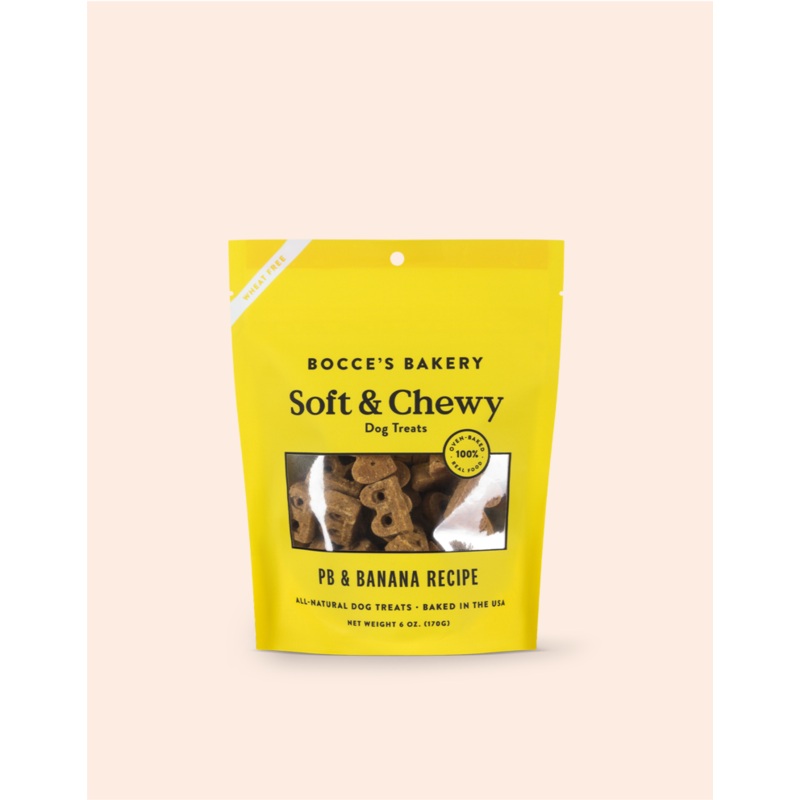Bocce's Bakery Basics Soft & Chewy Peanut Butter Banana