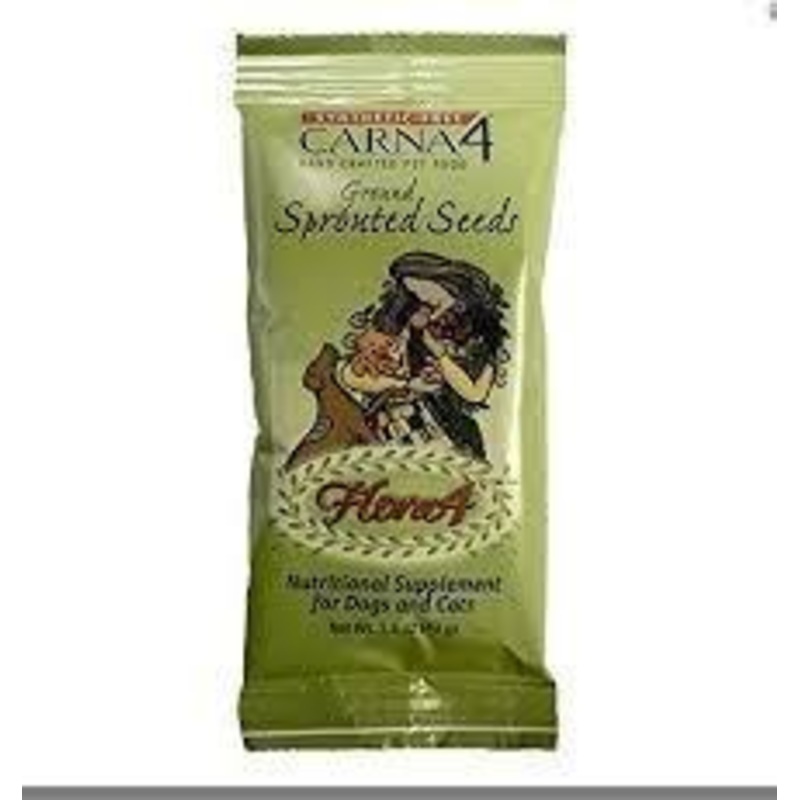 Carna4 Flora4 Ground Sprouted Seeds Food Topper